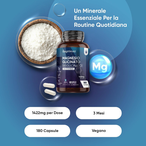 Magnesio bisglicinato 1422mg - bisglicinato,